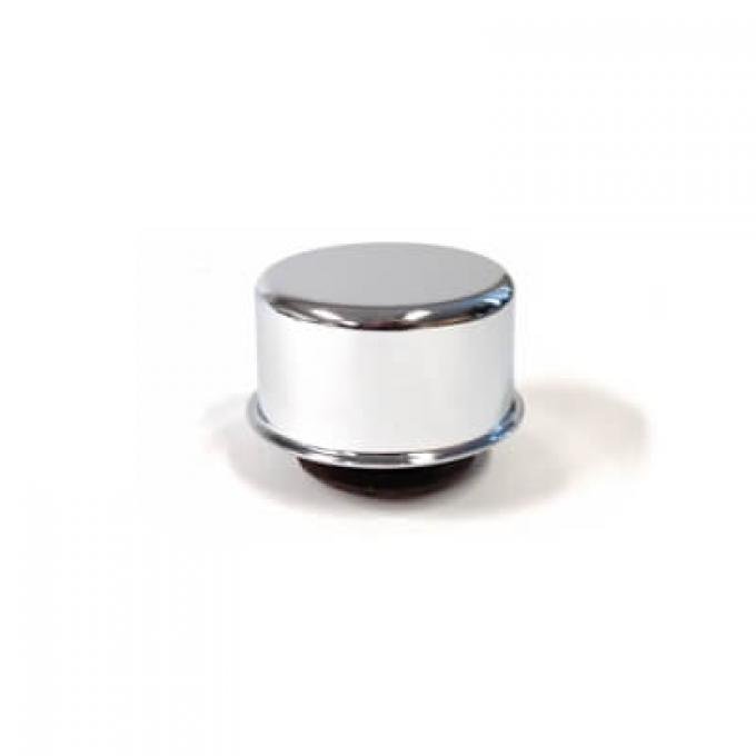 Scott Drake 1965-1968 Ford Mustang Oil Caps (Twist-On, Chrome, Motorcraft) C3AZ-6766-E