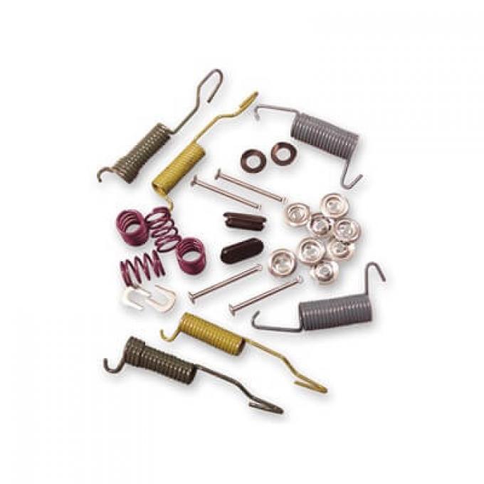 Scott Drake 1964-1971 Ford Mustang Brake Spring, Hold Down Kit (10"x2", Front/Rear) C5ZZ-2035-CK