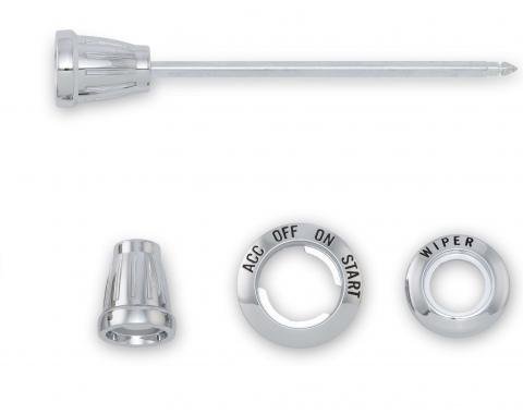 Scott Drake 1964-1966 Ford Mustang Dash Knob and Bezel Kit C5ZZ-10852-K