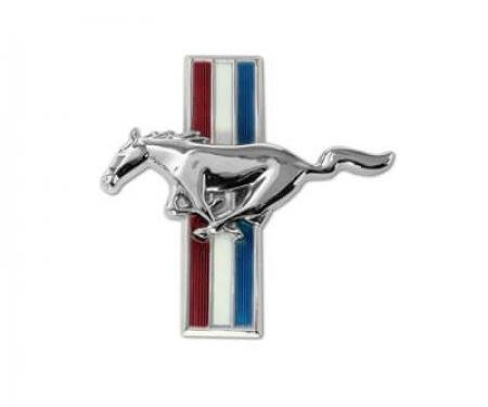 Scott Drake 1965-1966 Ford Mustang Glove Box Emblem (Flat) C5ZB-65060A14-A