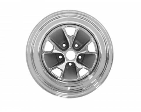 Scott Drake 1965-1967 Ford Mustang 1965-67 14x5 Styled Steel Wheel, Chrome/Argent C5ZZ-1007-ARGR