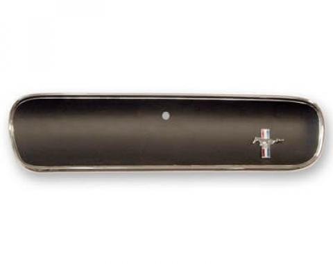 Scott Drake 1964-1965 Ford Mustang Glove Box Door Standard Black Curved C5ZZ-6506024-A