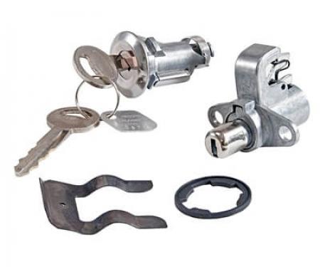 Scott Drake 1969-1970 Ford Mustang 69-70 Glovebox & Trunk Lock Set C9ZZ-6506072-K