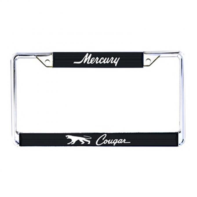 Scott Drake 1967-1973 Mercury Cougar 1967-73 Mercury Cougar License Plate Frame ACC-LPF-COUGAR