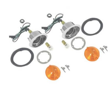 Scott Drake 1964-1966 Ford Mustang Parking Light Master Kit, Concours KIT-ELC-1-C