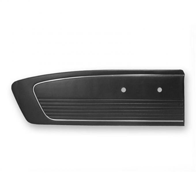 Scott Drake 1966 Ford Mustang 1966 Standard Door Panels (Black) C6ZZ-65239423BK