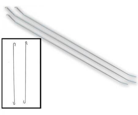 Scott Drake 1967-1968 Ford Mustang 67-68 Fast Back Headliner Bows, 5 Pieces C7ZZ-6352101-K