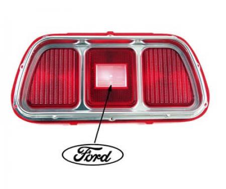 Scott Drake 1971-1973 Ford Mustang Tail Light Lens with Bezel D1ZZ-13450