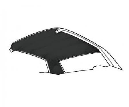 Scott Drake 1971-1973 Ford Mustang Coupe Headliner (Black) HL-FM-CP-71-BK