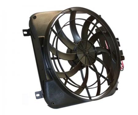 Scott Drake 1964-1966 Ford Mustang 1964-66 Mustang Premium Electric Fan and Shroud C3DZ-8146-8600H