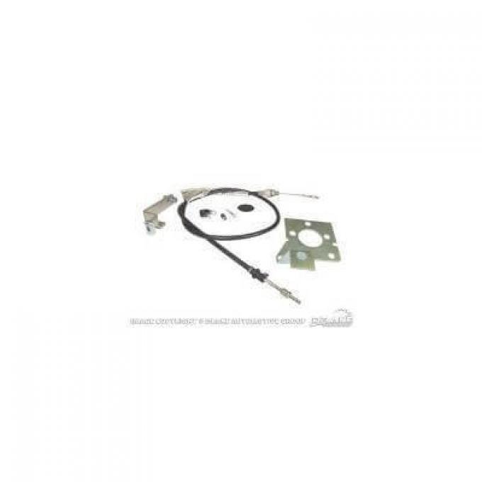 Scott Drake 1969-1970 Ford Mustang 69-70 Clutch Cable Kit for T5 and Tremec C9ZZ-CCK
