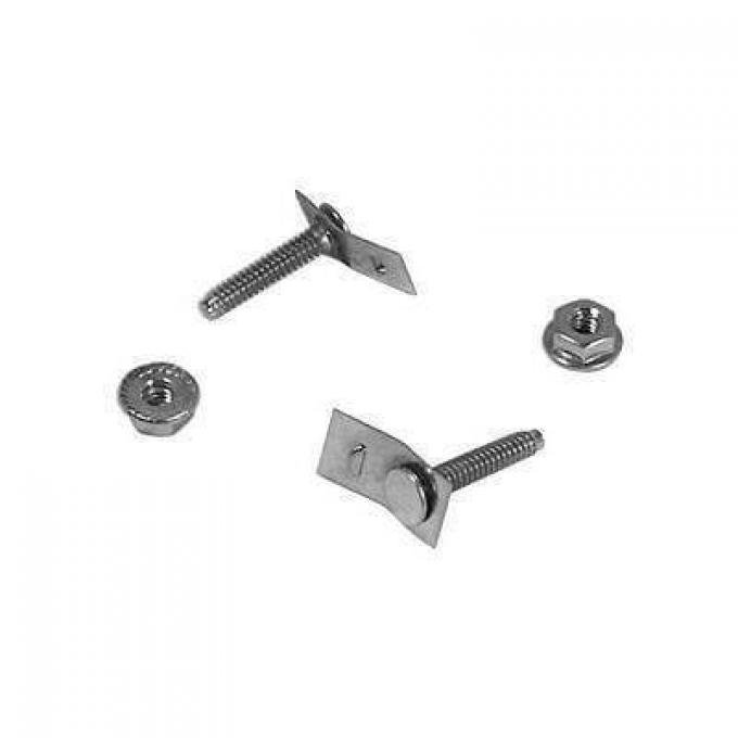 Scott Drake 1964-1973 Ford Mustang 64-66 Rear Valance Hardware 372719-S100