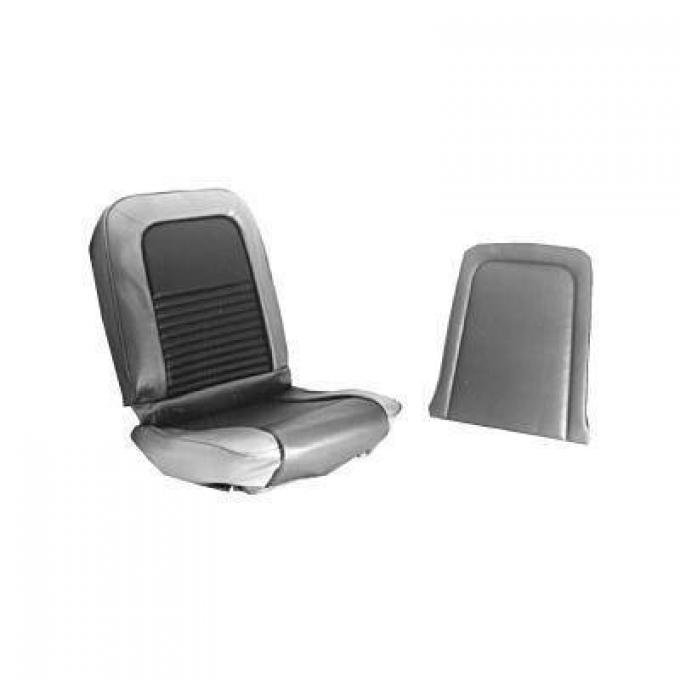 Scott Drake 1967 Ford Mustang Full Set Convertible Upholstery (Black) 67CV-S-FULL-BK