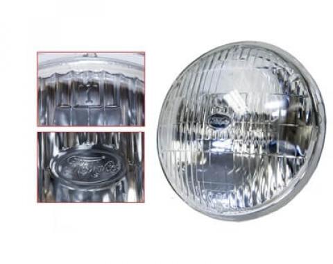 Scott Drake 1964-1973 Ford Mustang 5 3/4" High Beam Round Halogen Sealed Beam Headlamp B8AZ-13007-B