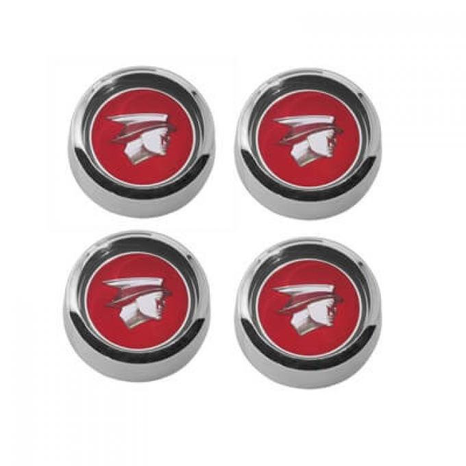 Scott Drake 1967-1968 Ford Mustang 67-68 Cougar Magnum Hub Cap (Red) C7WY-1130-RD