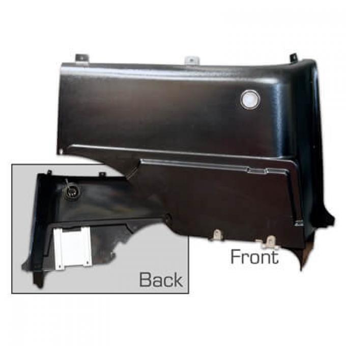 Scott Drake 1965-1966 Ford Mustang 1965-66 Mustang Interior Quarter Panels, Fastback C5ZZ-63314867-K