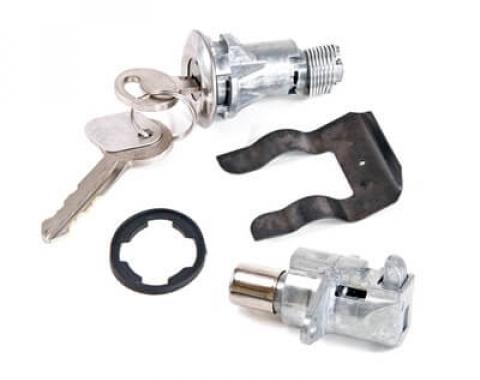 Scott Drake 1967-1968 Ford Mustang Glovebox & Trunk Lock Set C6DZ-6506072-K