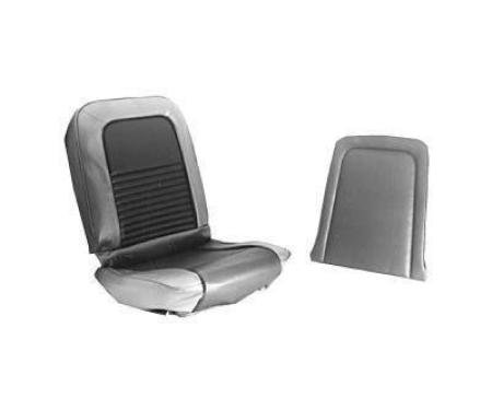 Scott Drake 1967 Ford Mustang Full Set Convertible Upholstery (Black) 67CV-S-FULL-BK