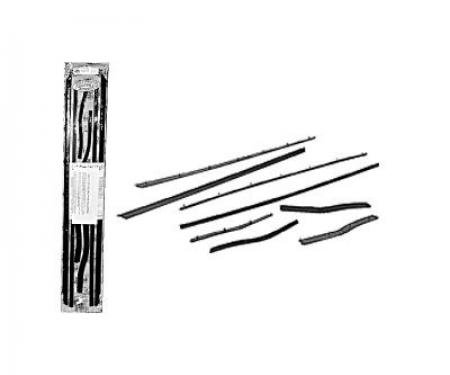 Scott Drake 1969-1970 Ford Mustang Window Channel Strip Set C9ZZ-6521458-9S