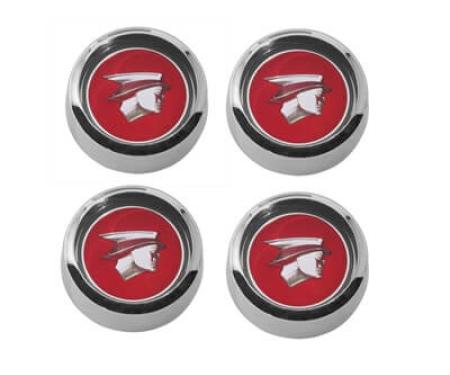 Scott Drake 1967-1968 Ford Mustang 67-68 Cougar Magnum Hub Cap (Red) C7WY-1130-RD