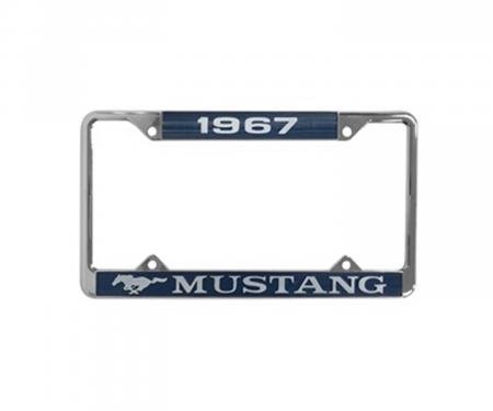 Scott Drake 1967 Ford Mustang 1967 Mustang Year Dated License Plate Frame ACC-LPF-67