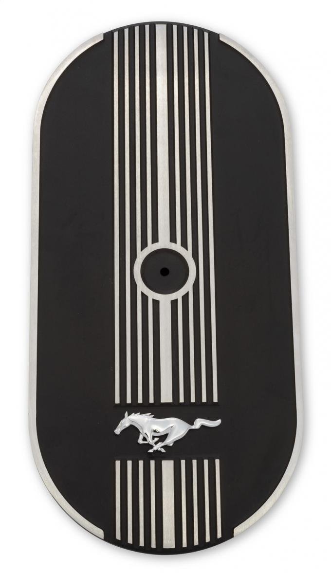Scott Drake 1964-1973 Ford Mustang Oval Air Cleaner Assembly with Running Pony C8ZZ-9600-M