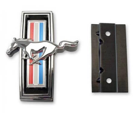 Scott Drake 1969 Ford Mustang Running Horse Grill Emblem, with Mounting Kit C9ZZ-8213-AR