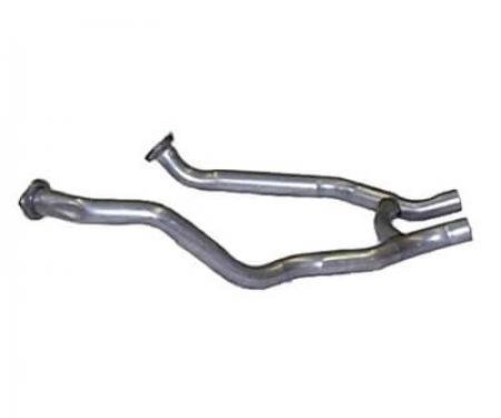 Scott Drake 1968-1970 Ford Mustang 1968-70 Mustang Exhaust Pipe, 428CJ Exhaust 2.25" H-Pipe C9ZZ-5246-F