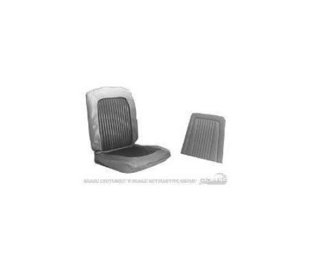 Scott Drake 1968 Ford Mustang 1968 Full Set Coupe Upholstery (Black) 68CP-S-FULL-BK