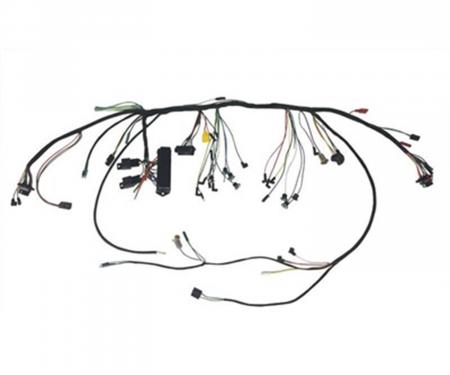 Scott Drake 1965 Under-Dash Harness w/Premium Fuse Box & Relays, Pony Int. and GT C5ZZ-14401-WG-P