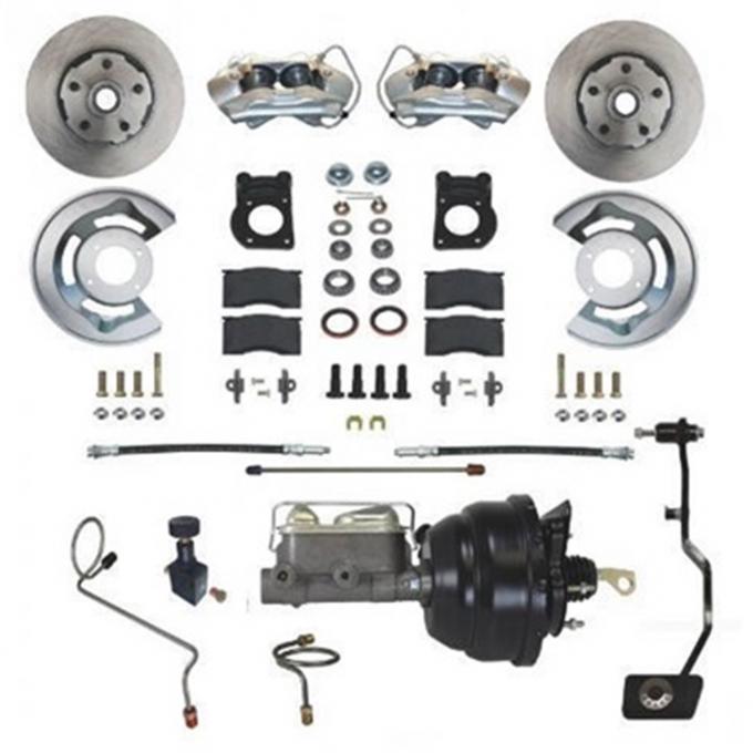 Scott Drake 1970 Ford Mustang 1970 Disc Brake Conversion Kit with Manual Transmissions DBC-A133-M