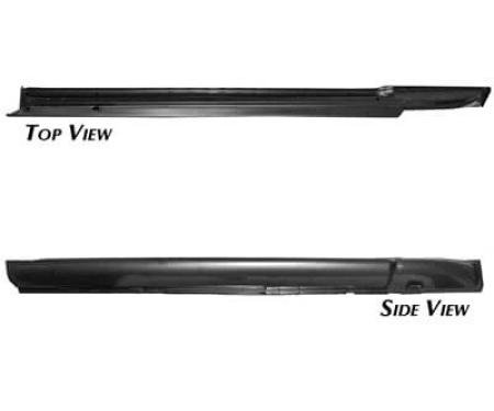 Scott Drake 1965-1966 Ford Mustang 1965-66 Mustang Rocker Panel (Complete RH, Fastback/Coupe) C5ZZ-6510128