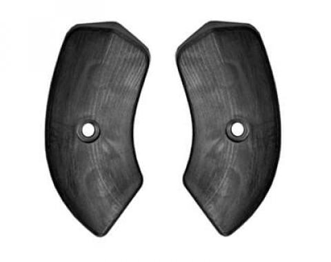 Scott Drake 1964-1967 Ford Mustang 64-67 Seat Hinge Covers (Black) C5ZZ-6561692-3B