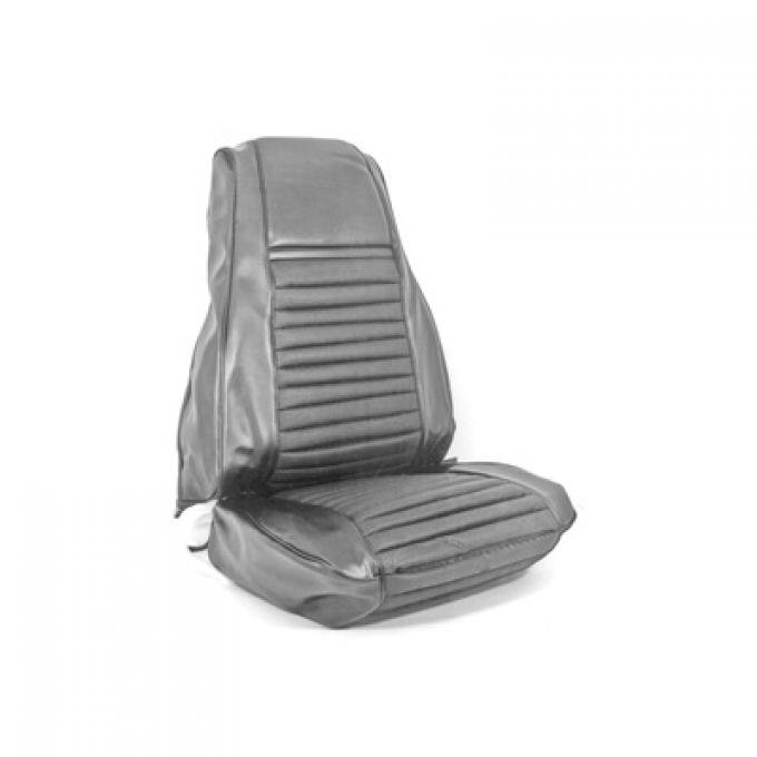 Scott Drake 1971 Ford Mustang Mach 1 Front Bucket Seat Upholstery (Dark Red) 71-M-BUCK-DR