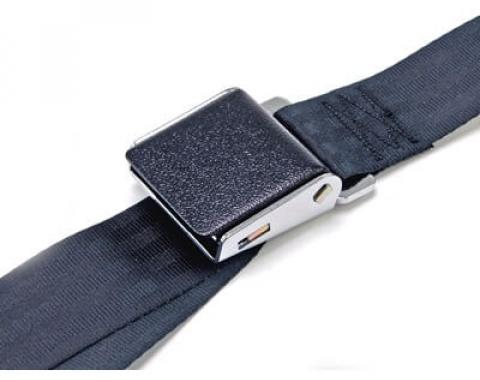 Scott Drake 1964-1973 Ford Mustang 64-73 Black Wrinkle Seat Belts SB-BK-DLX