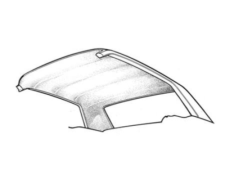 Scott Drake 1965-1970 Ford Mustang 65-70 Coupe Headliner (White) HL-FM-CP-65-WT