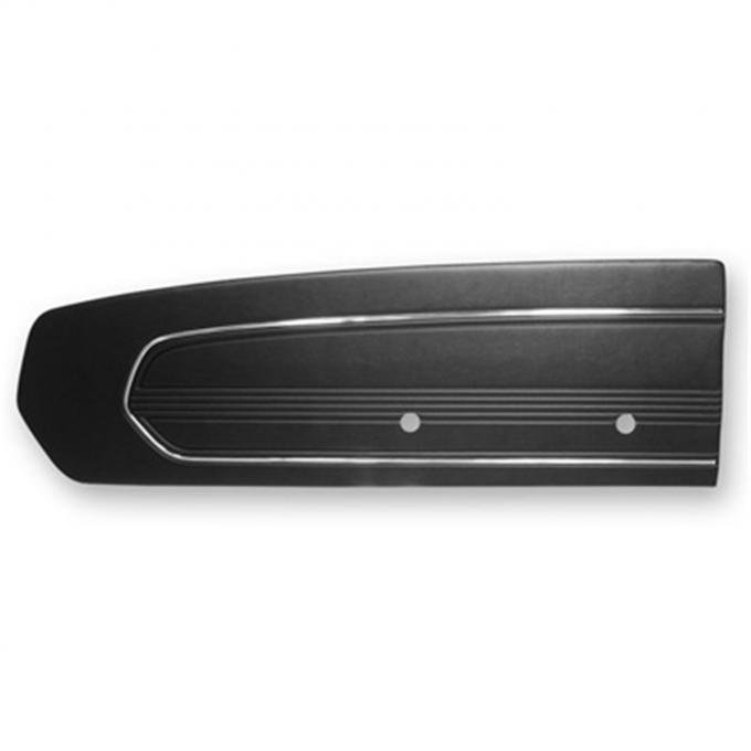 Scott Drake 1967 Ford Mustang 1967 Standard Door Panels (Black) C7ZZ-65239423BK