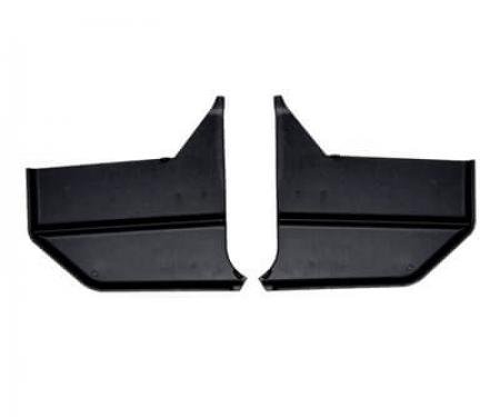 Scott Drake 1967-1968 Ford Mustang 1967-68 Mustang Convertible Kick Panels (Black) C7ZZ-76023445BK