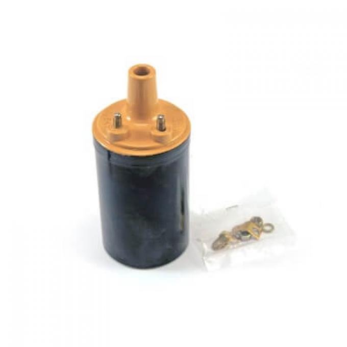 Scott Drake 1964-1973 Ford Mustang 1964-73 Ignition Coil, YELLOW TOP B6A-12029-B