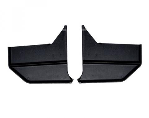 Scott Drake 1964-1966 Ford Mustang 1964-66 Mustang Convertible Kick Panels (Black) C5ZZ-76023445BK