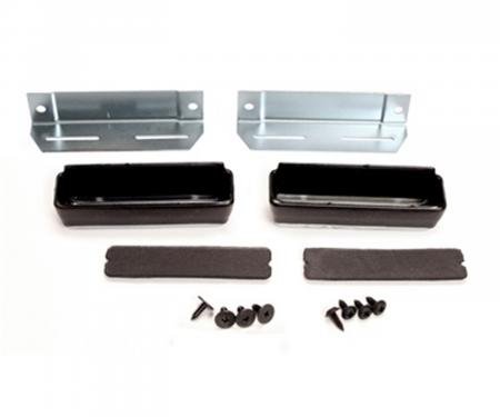 Scott Drake 1965-1966 Ford Mustang Pony Door Cup Kit (Black) KIT-INT5-BK