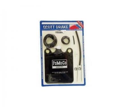 Scott Drake 1966 Ford Mustang Windshield Washer Deluxe Kit, Complete KIT-WIP-2