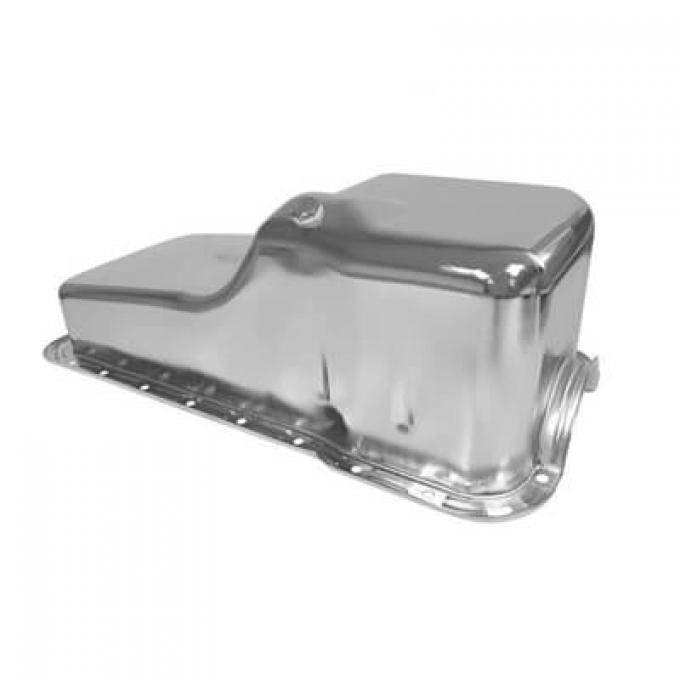 Scott Drake 1964-1969 Ford Mustang 1964-69 Concours Small Block Oil Pan(chrome) C5AZ-6675-C