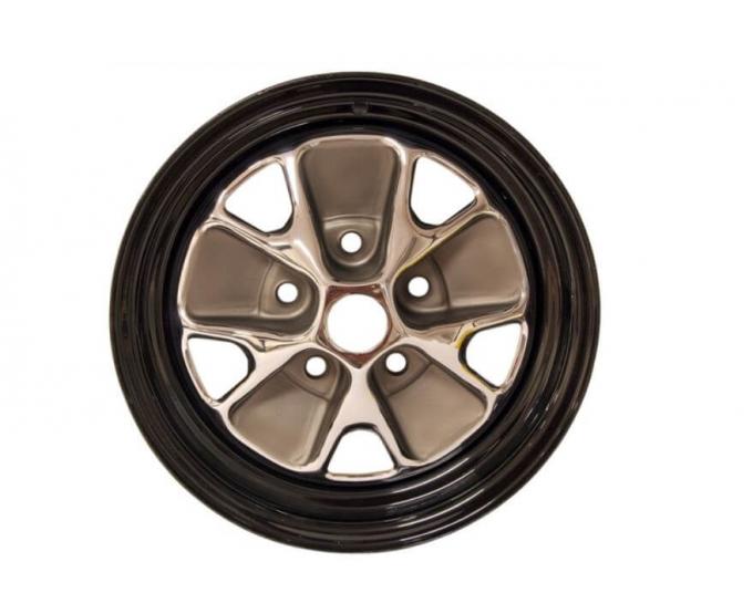 Scott Drake 1966 Ford Mustang 14x5 Styled Steel Wheel, Black C6ZZ-1007-AR