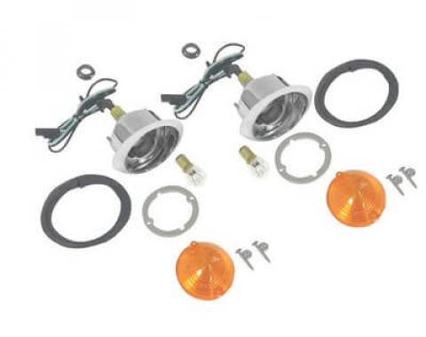Scott Drake 1964-1966 Ford Mustang Parking Light Master Kit, Concours KIT-ELC-1-C