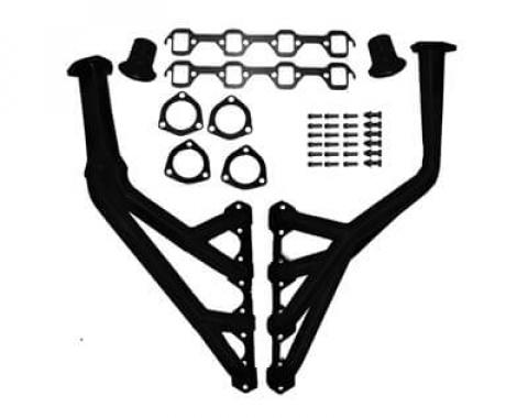 Scott Drake 1964-1968 Ford Mustang Tri-Y Headers, Black, Painted C5ZZ-9430-BK