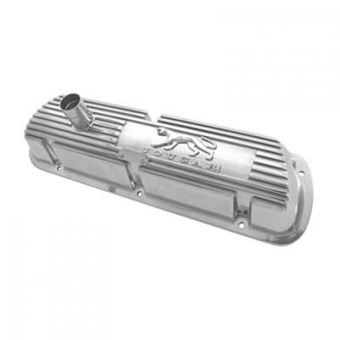 Scott Drake 1967-1973 Mercury Cougar Cougar Aluminum Valve Covers, Polished 6A582-COP