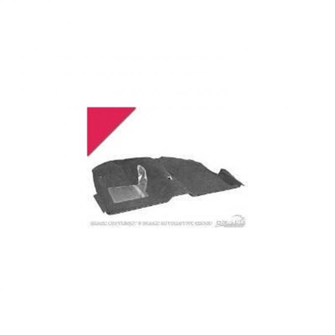 Scott Drake 1965-1968 Ford Mustang 65-68 Coupe Molded Carpet Kit (Red) CAR65-CP-BR