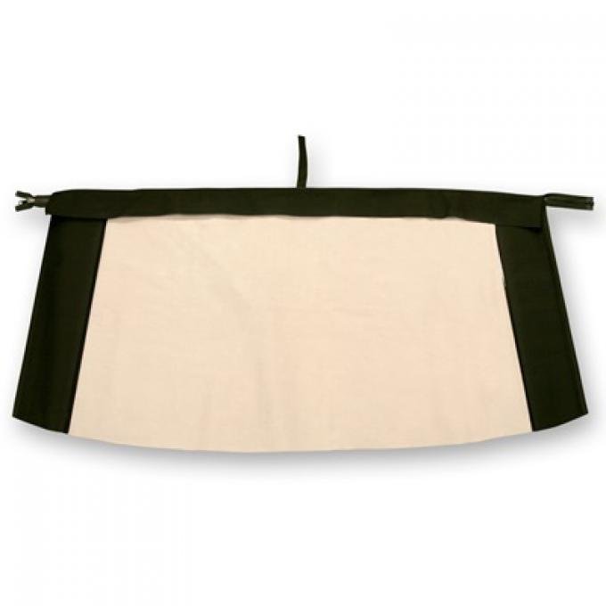 Scott Drake 1964-1966 Ford Mustang Plastic Convertible Top Rear Window (Black) C5ZZ-7652500-PB