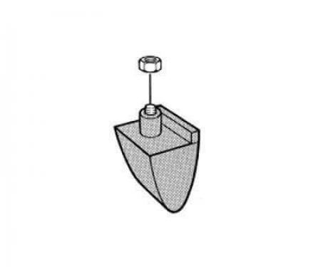 Scott Drake 1967-1969 Ford Mustang Front Suspension Bumpers C6OZ-3020-A